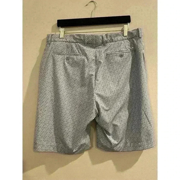 RLX Ralph Lauren Golf Shorts Performance Blue Geometric Patterned Stretch 34 9” - Picture 2 of 6